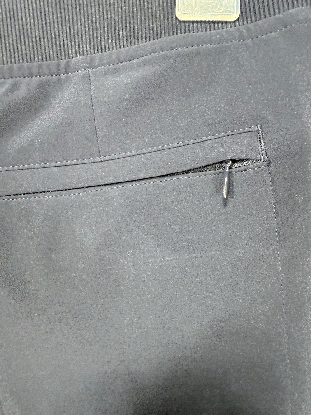 Chico's Classic Blue Stretch Zip-Pocket Pants Size 8 - Picture 9 of 14